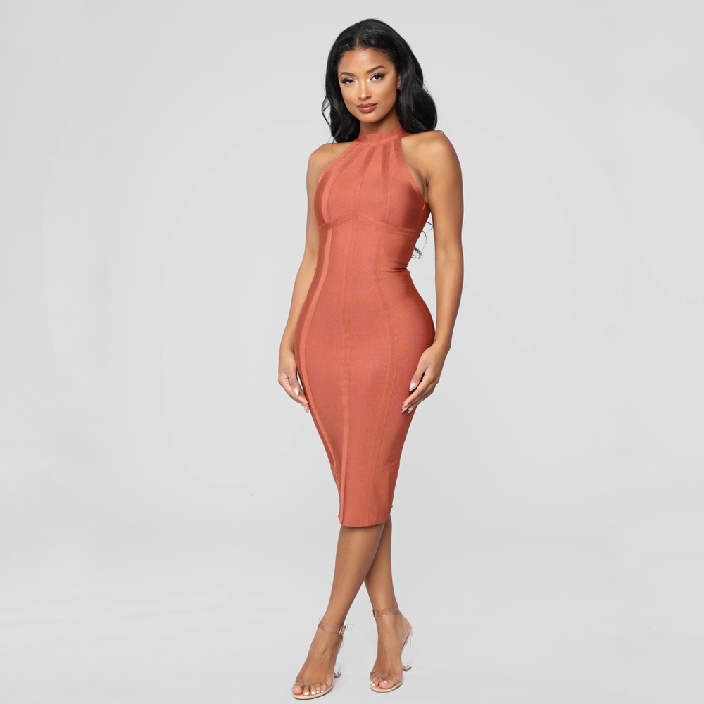 Bandage Midi Dress